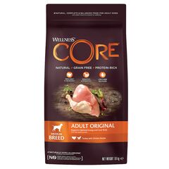 CORE Adult Original Medium Breed беззерновой корм для собак средних пород, (индейка и курица)