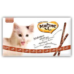 МНЯМС Лакомые палочки для кошек с говядиной и печенью, 10х5 гр.