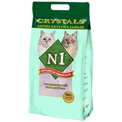 N1 Crystals Антибактериальный силикагелевый наполнитель для кошачьего туалета